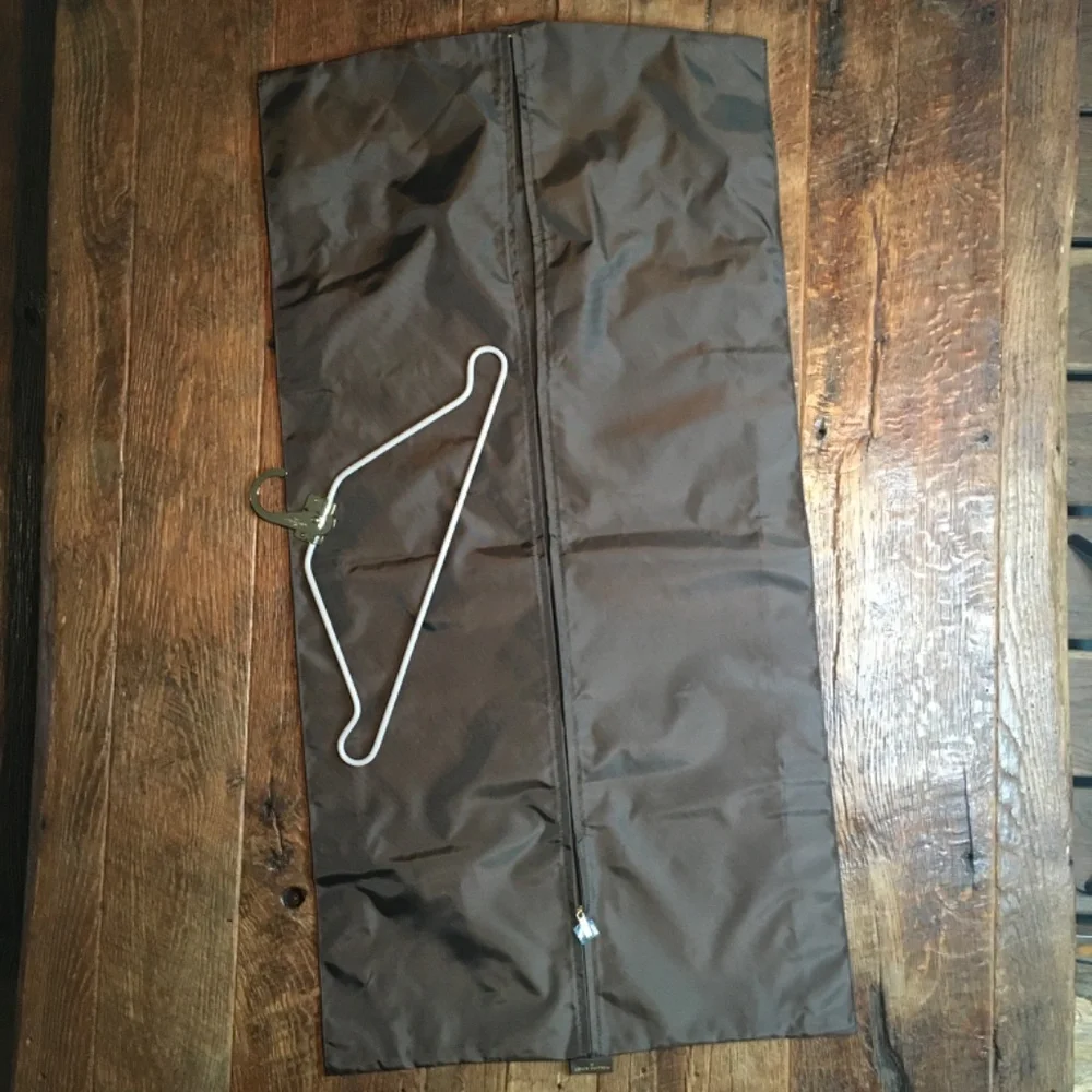 Louis Vuitton Garment Cover Nylon Brown Bag & Hanger